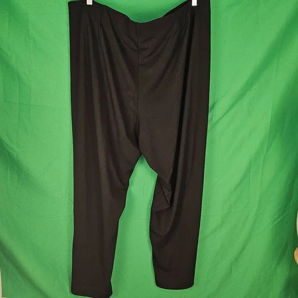 J Jill Wearever Collection Womens Black Forward Seam Slim Ankle Pants 3X - Picture 2 of 4
